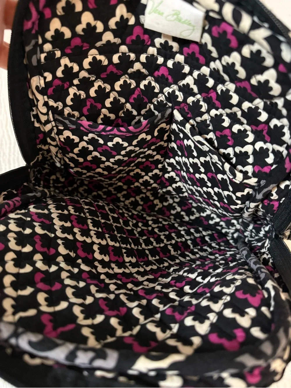Vera Bradley Quilted Backpack - Canterbury Magenta